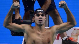 Сегодня. Будапешт. Евгений РЫЛОВ победил на дистанции 200 м на спине.