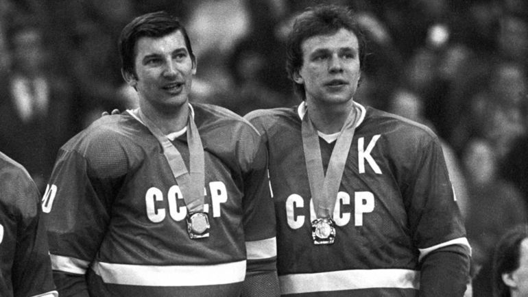 Владислав ТРЕТЬЯК и Вячеслав ФЕТИСОВ. Фото Андрей ГОЛОВАНОВ Владислав ТРЕТЬЯК и Вячеслав ФЕТИСОВ. Фото Андрей ГОЛОВАНОВ