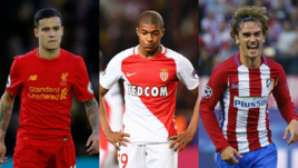 Филиппе КОУТИНЬЮ, Кильян МБАППЕ и Антуан ГРИЗМАНН.