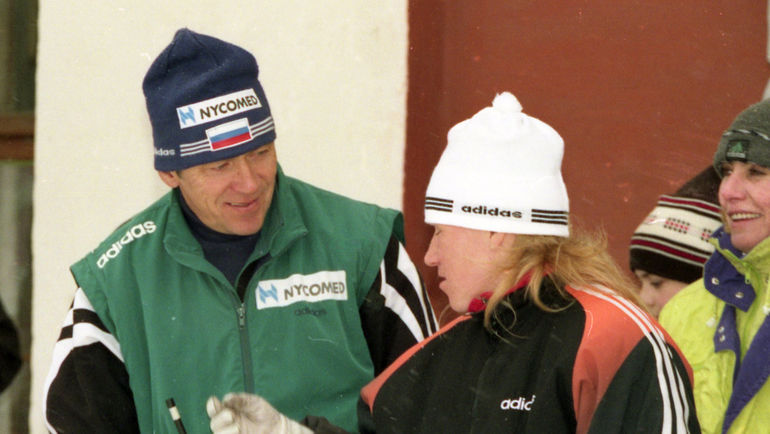 Александр ГРУШИН и Анфиса РЕЗЦОВА. Фото Юрий ШИРОКОГОРОВ Александр ГРУШИН и Анфиса РЕЗЦОВА. Фото Юрий ШИРОКОГОРОВ