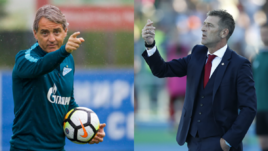 Роберто МАНЧИНИ (слева) и Массимо КАРРЕРА.