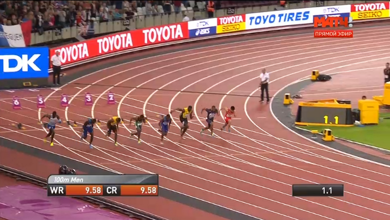 Сегодня. Лондон. Финал на 100 м. Сегодня. Лондон. Финал на 100 м.