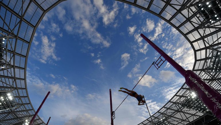 Россияне на ЧМ-2017 выступают без флага, герба и гимна. Фото AFP Россияне на ЧМ-2017 выступают без флага, герба и гимна. Фото AFP