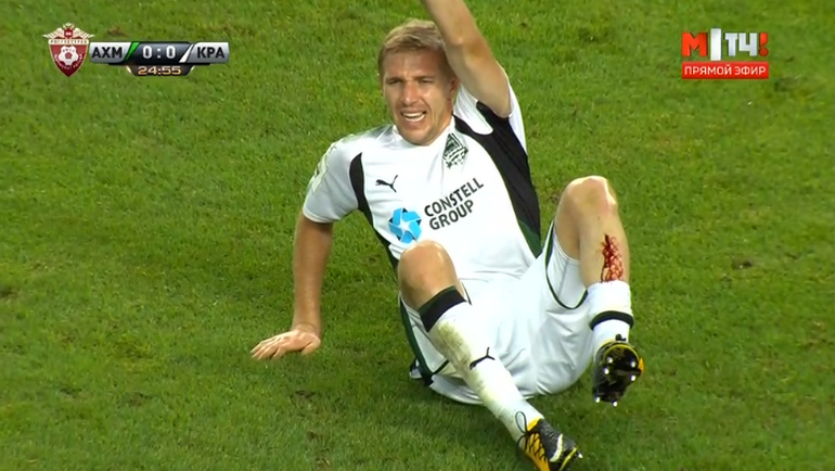 Травма Юрия Газинского. Травма Юрия Газинского.