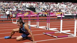 Сегодня. Лондон. Илья ШКУРЕНЕВ не смог продолжить соревнования из-за травмы.