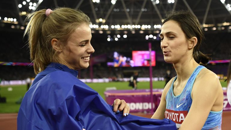 Мария ЛАСИЦКЕНЕ (справа) и Юлия ЛЕВЧЕНКО. Фото AFP Мария ЛАСИЦКЕНЕ (справа) и Юлия ЛЕВЧЕНКО. Фото AFP