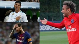 КРИШТИАНУ РОНАЛДУ, НЕЙМАР и Лионель МЕССИ.