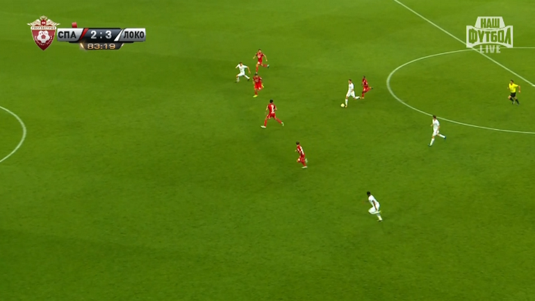 83-я минута. Гол Александра Коломейцева. 83-я минута. Гол Александра Коломейцева.