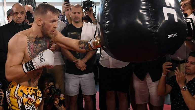 Август. Лас-Вегас. Конор МАКГРЕГОР. Фото AFP Август. Лас-Вегас. Конор МАКГРЕГОР. Фото AFP