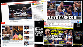 Заголовки мировых СМИ о бое Мейвезер - Макгрегор.
