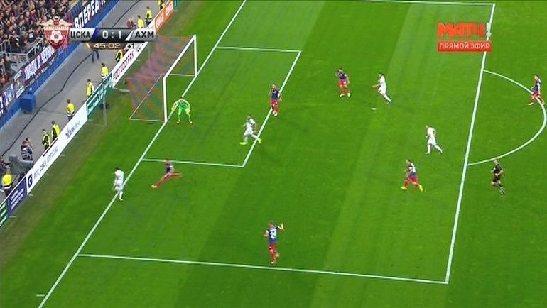 Гол Заура Садаева в ворота ЦСКА засчитан ошибочно. Гол Заура Садаева в ворота ЦСКА засчитан ошибочно.