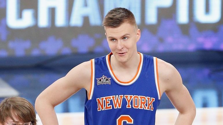 Кристапс ПОРЗИНГИС - одна из самых ярких звезд всего Евробаскета. Фото AFP Кристапс ПОРЗИНГИС - одна из самых ярких звезд всего Евробаскета. Фото AFP