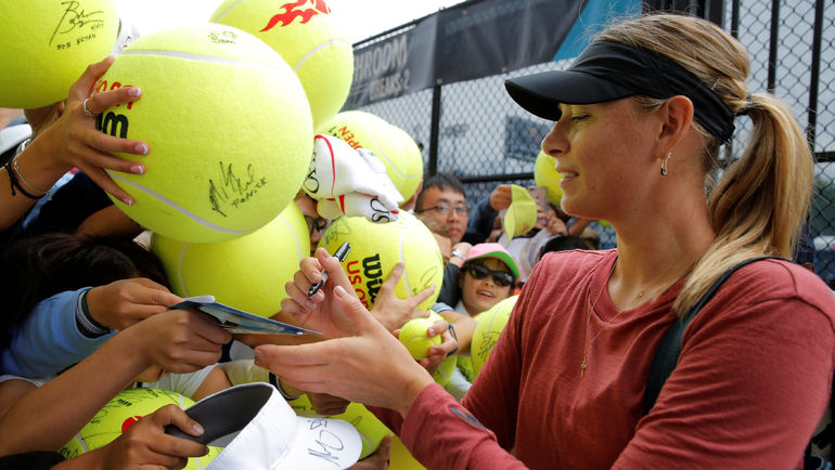 Мария ШАРАПОВА. Фото AFP Мария ШАРАПОВА. Фото AFP