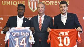 Бальде КЕЙТА (слева), Вадим ВАСИЛЬЕВ (по центру) и Стеван ЙОВЕТИЧ (справа).