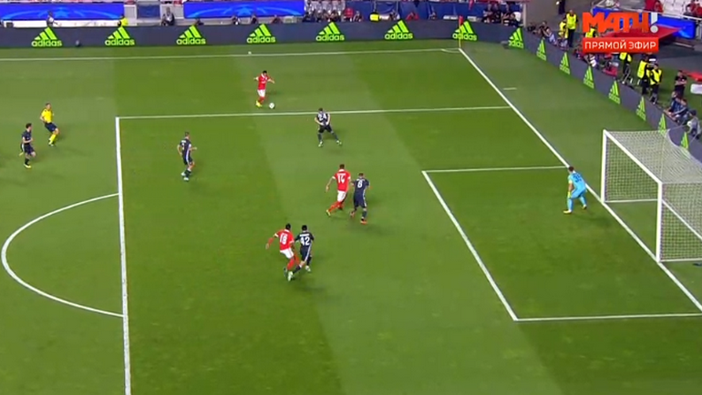 50-я минута. Гол Сеферовича. 50-я минута. Гол Сеферовича.