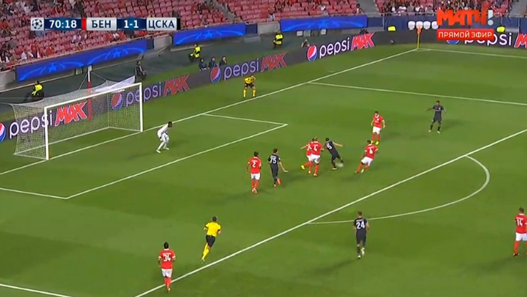 71-я минута. Гол Жамалетдинова. 71-я минута. Гол Жамалетдинова.