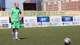 Российский полузащитник монгольского "Хангарьда" Михаил ЗАЙЦЕВ.