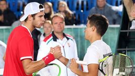 Пятница. Будапешт. Карен ХАЧАНОВ (слева) и Аттила БАЛАШ.