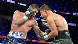 Сегодня. Лас-Вегас. Сауль АЛЬВАРЕС (слева) против Геннадия ГОЛОВКИНА.