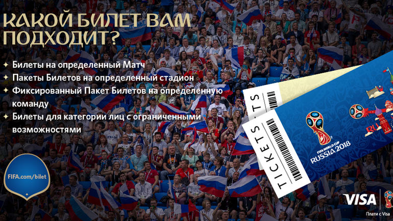 Билетные продукты ЧМ-2018. Билетные продукты ЧМ-2018.