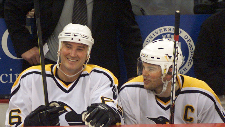 2000 год. Марио ЛЕМЕЬ (слева) и Яромир ЯГР. Фото REUTERS 2000 год. Марио ЛЕМЕЬ (слева) и Яромир ЯГР. Фото REUTERS