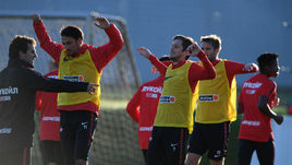 Сегодня. Тарасовка. Тренировка "Спартака".