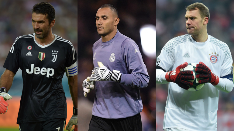 Джанлуиджи БУФФОН, Кейлор НАВАС и Мануэль НОЙЕР (слева направо). Фото AFP Джанлуиджи БУФФОН, Кейлор НАВАС и Мануэль НОЙЕР (слева направо). Фото AFP