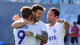 Август 2014 года. Динамовцы Александр КОКОРИН, Федор СМОЛОВ и Кевин КУРАНЬИ.