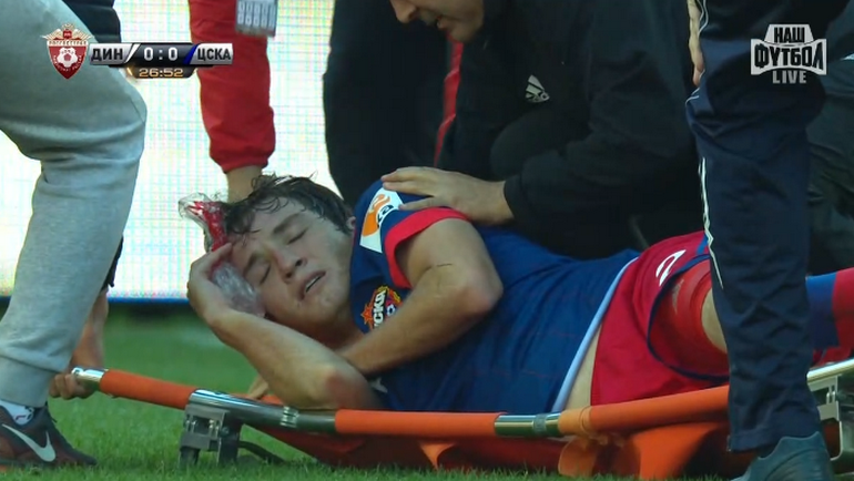 Замена Мариу Фернандеса после столкновения. Замена Мариу Фернандеса после столкновения.