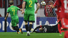 Сегодня. Москва. "Спартак" - "Анжи" - 2:2. 78-я минута. Гол Адлана КАЦАЕВА.