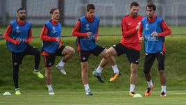 Вчера. Тарасовка. Тренировка "Спартака" накануне матча с «Ливерпулем».