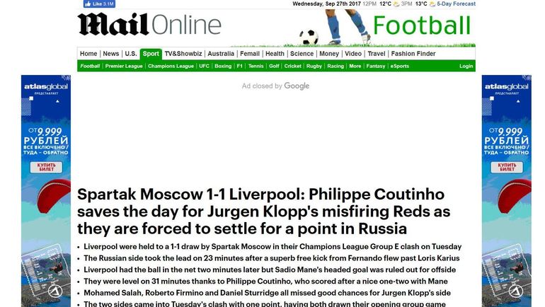 The Daily Mail. The Daily Mail.