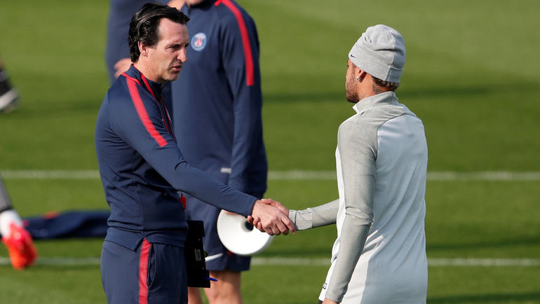 Унаи ЭМЕРИ (слева) и НЕЙМАР. Фото REUTERS Унаи ЭМЕРИ (слева) и НЕЙМАР. Фото REUTERS