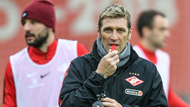 Сегодня. Тарасовка. Главный тренер "Спартака" Массимо КАРРЕРА.