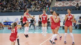 Сегодня. Баку. Россия - Турция - 0:3. Соперницы по всем статьям переиграли россиянок.