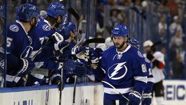 Нападающий "Тампа-Бэй" Никита КУЧЕРОВ.