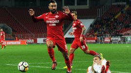 Сегодня. Москва. "Спартак" - "Урал" - 2:0. Автор первого гола в матче АЛександр САМЕДОВ.