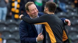 Леонид СЛУЦКИЙ (слева).