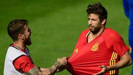 Серхио РАМОС и Жерар ПИКЕ.