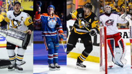 Сидни КРОСБИ, Коннор МАКДЭВИД, Евгений МАЛКИН, Сергей БОБРОВСКИЙ.