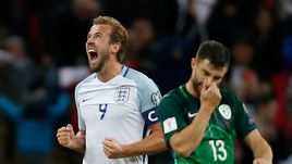 Четверг. Лондон. Англия - Словения - 1:0. Автор победного гола Харри КЕЙН.