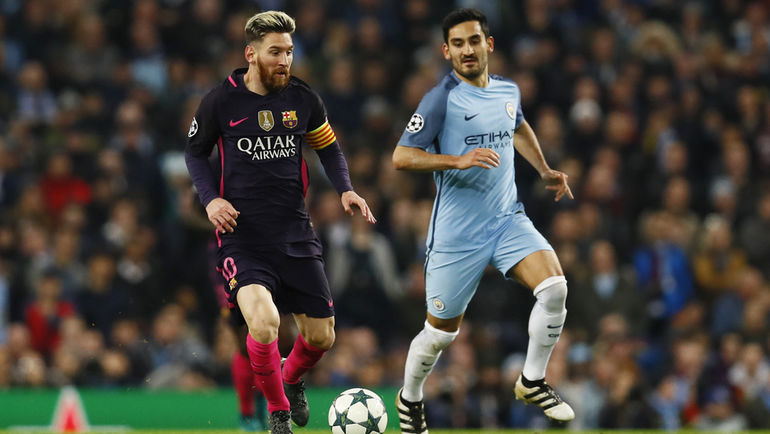 Лионель МЕССИ и Илкай ГЮНДОГАН. Фото REUTERS Лионель МЕССИ и Илкай ГЮНДОГАН. Фото REUTERS