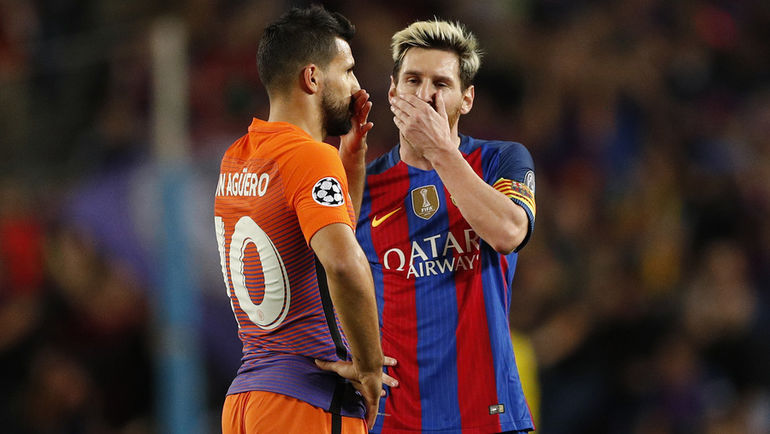 Серхио АГУЭРО (слева) и Лионель МЕССИ. Фото REUTERS Серхио АГУЭРО (слева) и Лионель МЕССИ. Фото REUTERS