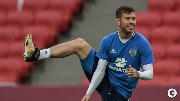 Смолов "зажег" перед матчем сборной России с Ираном