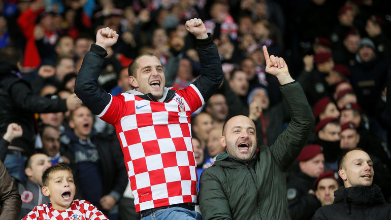 Болельщики сборной Хорватии. Фото REUTERS Болельщики сборной Хорватии. Фото REUTERS