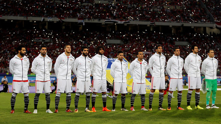 Сборная Египта после долгих лет пробилась-таки на ЧМ и займет место в третьей корзине. Фото AFP Сборная Египта после долгих лет пробилась-таки на ЧМ и займет место в третьей корзине. Фото AFP