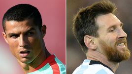 КРИШТИАНУ РОНАЛДУ и Лионель МЕССИ.