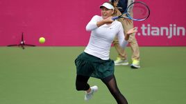 Сегодня. Тяньцзинь. Мария ШАРАПОВА обыграла Магду Линетт и вышла в четвертьфинал турнира.