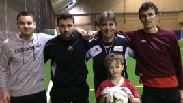 Семейство Еременко. Слева направо: Сергей, Алексей-младший, Алексей-старший, Роман.