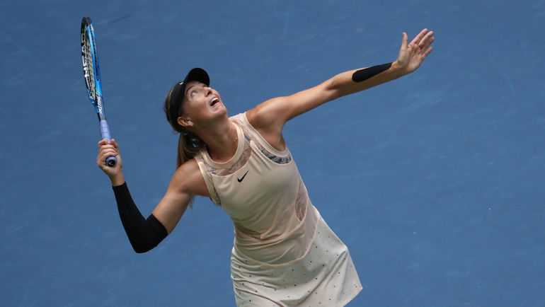 Мария ШАРАПОВА на подаче. Фото USA TODAY Sports Мария ШАРАПОВА на подаче. Фото USA TODAY Sports